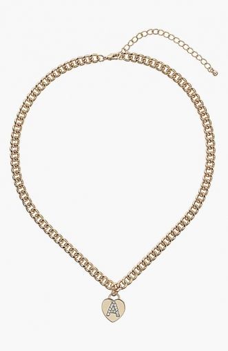 Колие с Буква със сребърно покритие