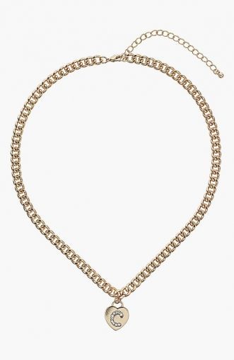 Silver necklace with name