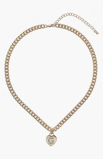 Silver necklace with name